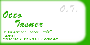 otto tasner business card